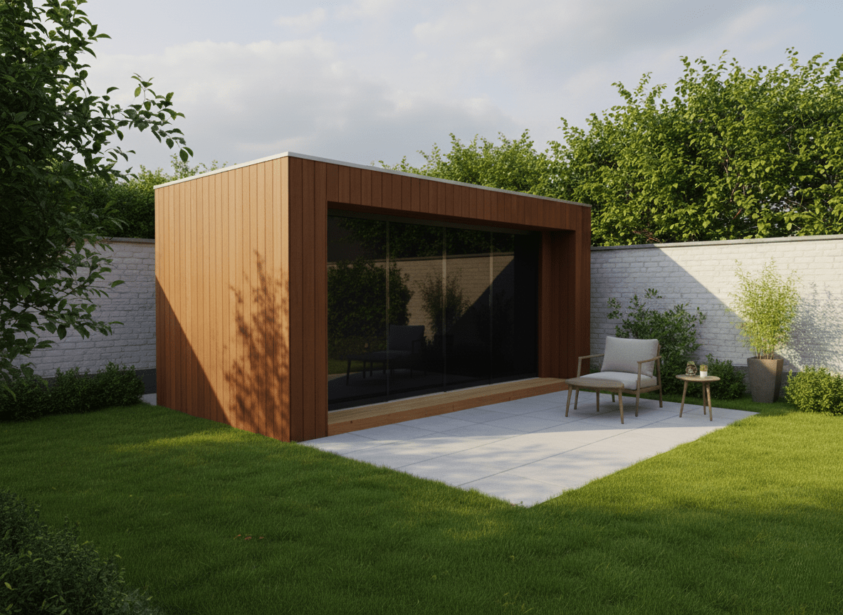 tuinkamer thermo wood ayous